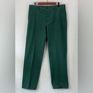 Prada Pants Men’s Size‎ 34W Green Cotton Casual Khaki Italy Size 52